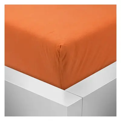 TP Jersey prostěradlo 90x200 Premium - Oranžová