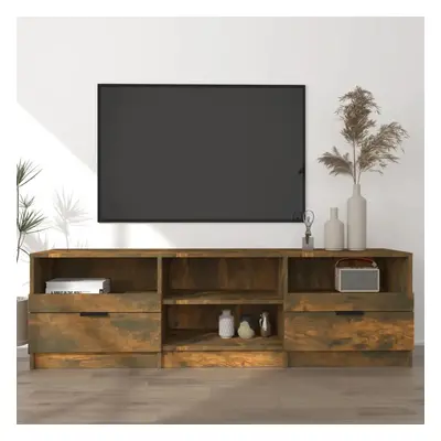 TV skříňka kouřový dub 150 x 33,5 x 45 cm kompozitní dřevo