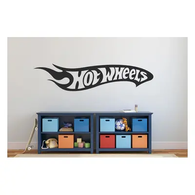 Lepy.cz Samolepka na zeď Hot Wheels Velikost (šířka x výška): 45x10cm, Barevná varianta: Světle 