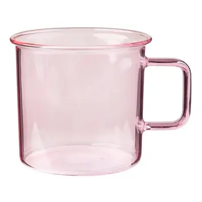 Hrnek Glass 0,35l, růžový