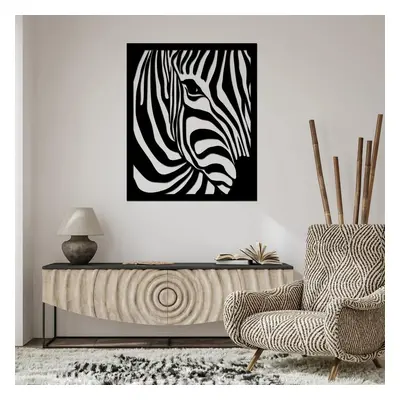 dřevo života Dřevěný obraz na zeď ZEBRA Rozměry (cm): 40x48, Zvolte barvu dekoru: Dub Sonoma