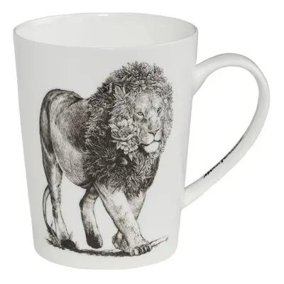 Bílý porcelánový hrnek Maxwell & Williams Marini Ferlazzo Lion, 450 ml