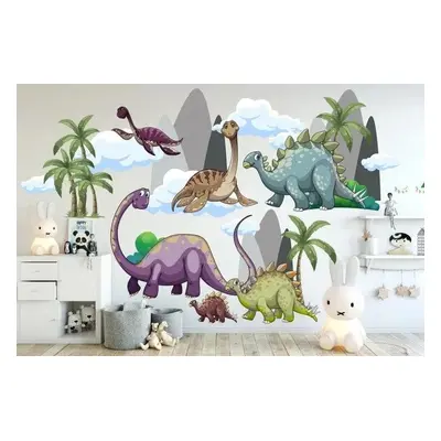 Ztracený svět dinosaurů nálepka na zeď 50 x 100 cm