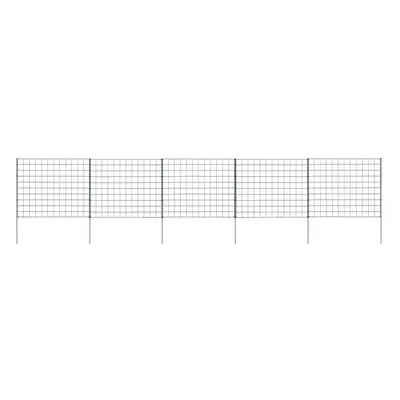 Zahradní plot 77,5 x 64 cm zelený