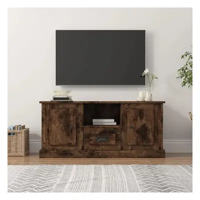 TV skříňka kouřový dub 100 x 35,5 x 45 cm kompozitní dřevo