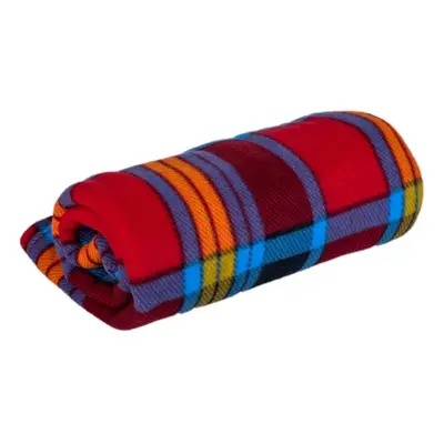 Deka fleece kostka multicolor, 150 x 200 cm