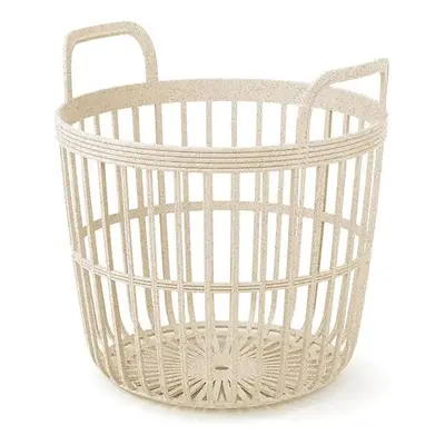 PRO Koš s uchy ZOE BASKET ECO WOOD krémový 41,9cm