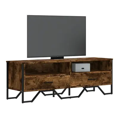 TV skříňka kouřový dub 122 x 34 x 41 cm kompozitní dřevo