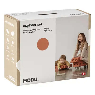 MODU Stavebnice MODU Explorer Set Burnt Orange / Dusty Green