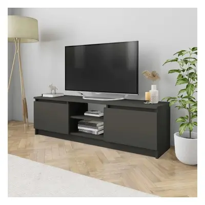 TV stolek šedý 120 x 30 x 35,5 cm kompozitní dřevo