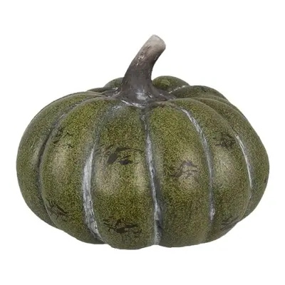 Zelená antik dekorace dýně Pumpkin Carbassa - Ø 14*10 cm