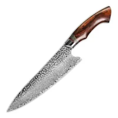 KnifeBoss kuchařský damaškový nůž Outdoor Chef 8" (205 mm) Ironwood