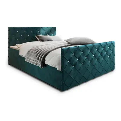 Expedo Čalouněná postel boxspring MINDY, 140x200, magic velvet 2221