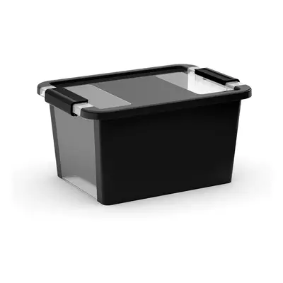 Úložný box z recyklovaného plastu s víkem Bi-Box S 11 l, 19x36,5x26 cm