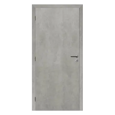 Solodoor Interiérové dveře 70 L, 750 × 1985 mm, fólie, levé, beton, plné