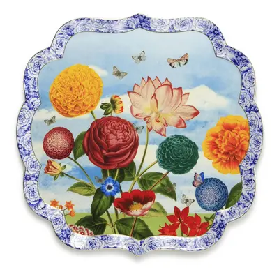 Pip Studio Royal Multi čtvercový porcelánový talíř 38cm, barevný