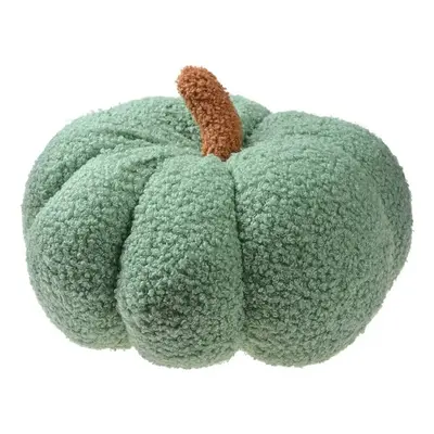 Mintový dekorační polštář ve tvaru dýně Pumpkin - Ø 28*18 cm