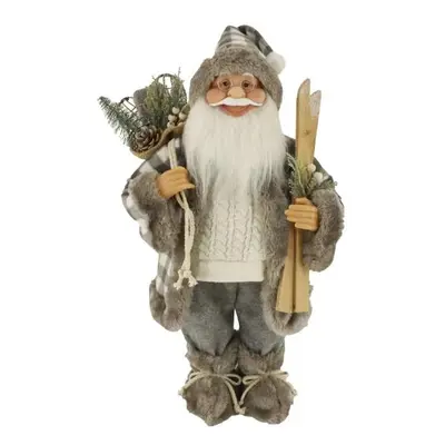 Dekorace Santa Claus Šedý 60cm