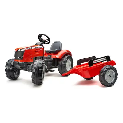 Šlapací traktor s přívěsem Massey Ferguson Falk od 3 let