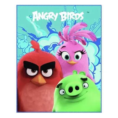 CTI Fleece dečka Angry birds Explosion 110x140cm