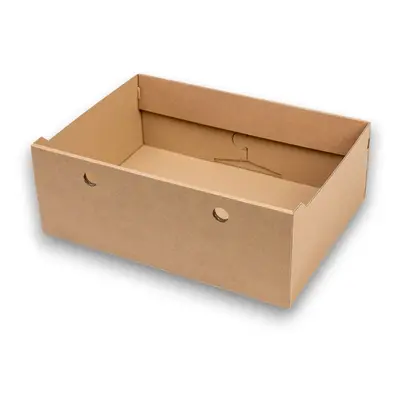 KARTON PAK Úložné boxy na oblečení, organizéry do skříně EKO KARTON 55x40x21cm - zásuvka