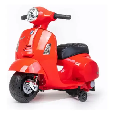 Baby Mix Dětská elektrická motorka Vespa, červená