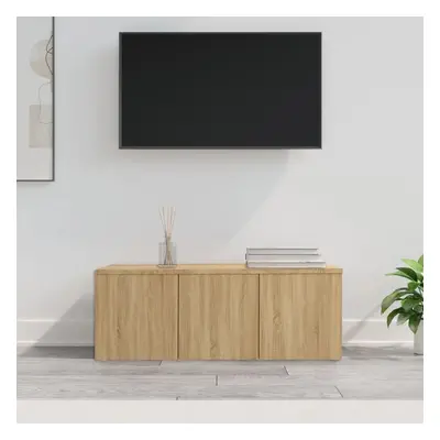 TV stolek dub sonoma 80 x 34 x 30 cm kompozitní dřevo