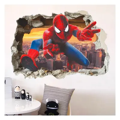 Živá Zeď Samolepka na zeď Spiderman pavoučí muž