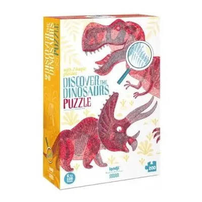 LONDJI Velké puzzle Svět dinosaurů 200ks 6+