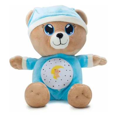 Teddies Plyšový medvídek Usínáček 32 cm, modrá