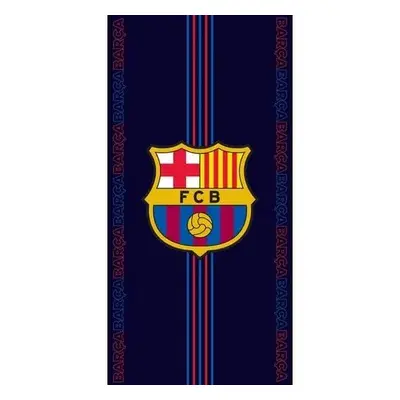 Carbotex Fotbalová osuška FC Barcelona Racing, 70 x 140 cm