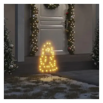 Vánoční světelné dekorace s hroty 3ks Stromek 50 LED diod 30 cm