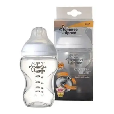 Tommee Tippee kojenecká láhev C2N skleněná bílá 250ml I224385