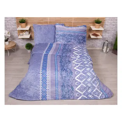 TP Francouzské mikroflanelové povlečení 220x200+2x70x90 - Orient blue