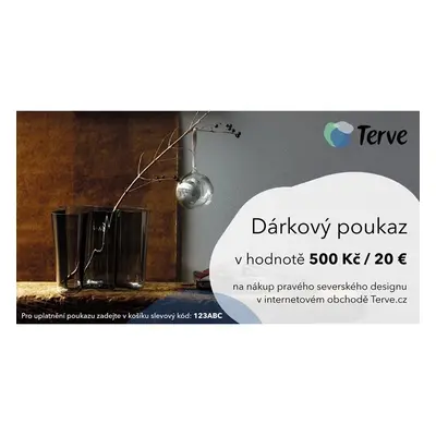 Vánoční dárkový poukaz na 500 Kč