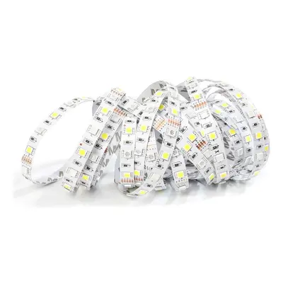 BERGE LED pásek - RGBW - 12V - 5m - 72W - 300 diod - IP20 - RGB+teplá bílá