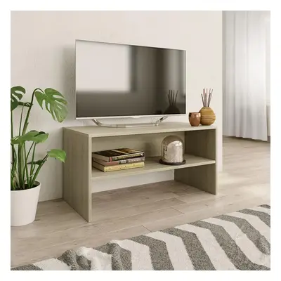 TV stolek dub sonoma 80 x 40 x 40 cm kompozitní dřevo