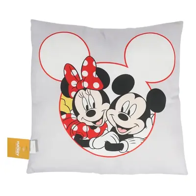 Dekorační polštářek MICKEY MOUSE 40x40 cm - více barev Barva: Světle šedá