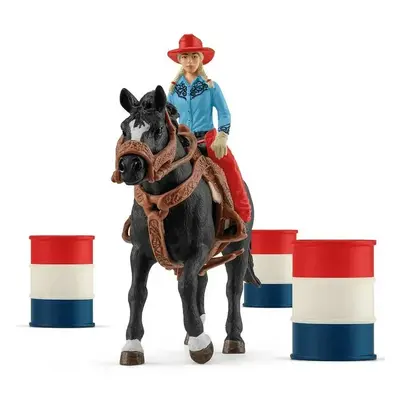 Schleich 42576 Kovbojský závod kolem barelů