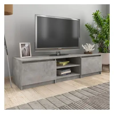 TV stolek betonově šedý 140 x 40 x 35,5 cm kompozitní dřevo