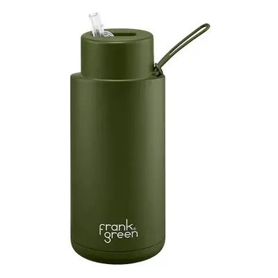 Frank Green Ceramic 1000 ml Straw nerezový - khaki