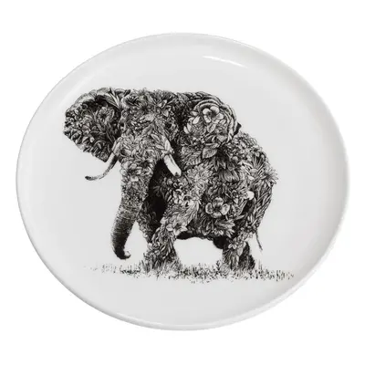 Bílý porcelánový talíř Maxwell & Williams Marini Ferlazzo Elephant, ø 20 cm