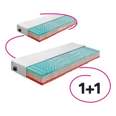 Matrace, set 2 ks, 18 cm, 90x200 cm, TAMIA