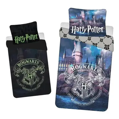 Jerry Fabrics povlečení bavlna Harry Potter 054 svítící efekt 140x200+70x90 cm