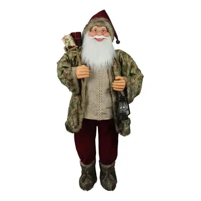 Dekorace Santa Claus Krémově-bordový 150cm