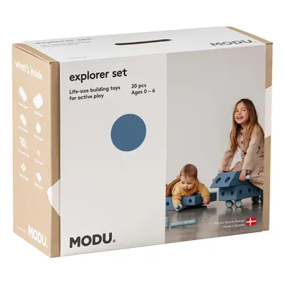 MODU Stavebnice MODU Explorer Set Deep Blue / Sky Blue