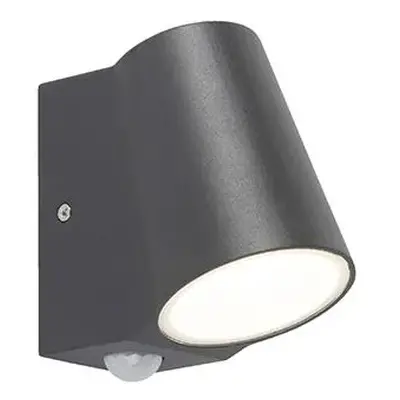 Venkovní lampa antracitová s pohybovým senzorem včetně LED - Uma