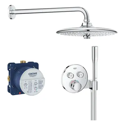 Grohe Grohtherm SmartControl, sprchová souprava Perfect s podomítkovým termostatem, 3 proudy, ch