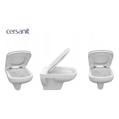 Cersanit COLOUR WC sedátko duroplast / antibakteriální, bílá, K98-0092