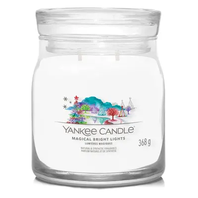 Yankee Candle vonná svíčka Signature ve skle střední Magical Bright Lights 368g